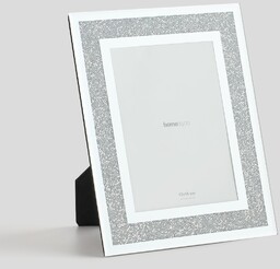 Lustrzana ramka z kryształkami diamentdust