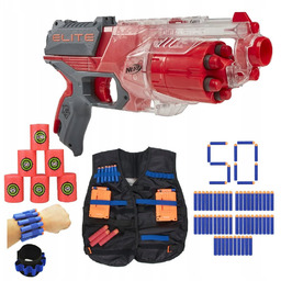 PISTOLET NERF N STRIKE ELITE DISRUPTOR CZERWONY DUŻY