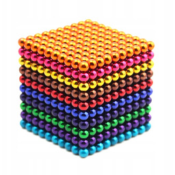 Zestaw kulek magnetycznych 3 mm metalowych 1000 szt.