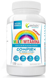 WISH Multiwitamina Complex Junior Do Ssania 120tabs