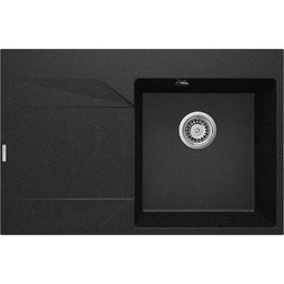 DEANTE ZQJ 211L Zlew evora grafitowy granit lewy