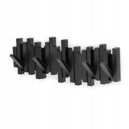 Nowoczesny wieszak na ubrania Sticks czarny Umbra