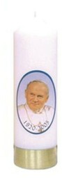 Świeca Święty Jan Paweł II - Ø50 mm,