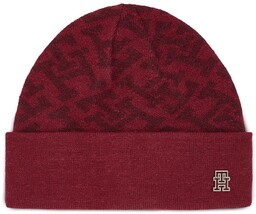 Czapka Tommy Hilfiger Monogram All Over Beanie AW0AW15327
