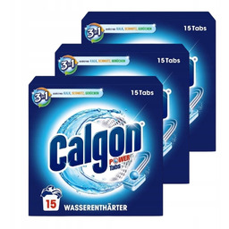 ZESTAW 3x CALGON ODKAMIENIACZ DO DO CZYSZCZENIA PRALKI