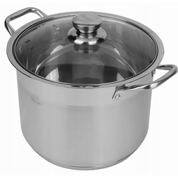 Garnek Stalowy Rossner z pokrywką 15 l
