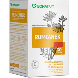 Bonatium Rumianek Herbatka ziołowa, 30sasz. -> Odbiór