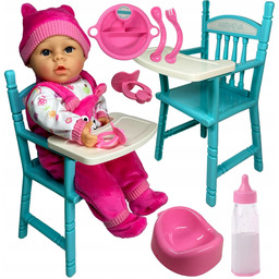 Lalka Bobas Przytulanka Mówi Śpiewa Akcesoria Krzesełko Butelka