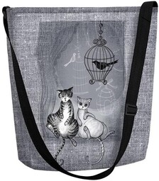 Torba listonoszka Funky Two Cats