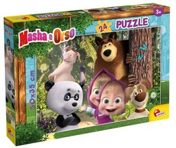 LISCIANI Puzzle Masza i Niedźwiedź 304-86078 (24 elementy)