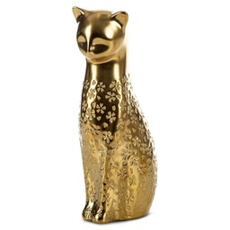Eurofirany Figurka dekoracyjna Kity 01 9x11x27 Kot złota