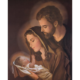 Plakat Religijny Święta Rodzina