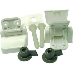 Jabsco 29098-2000, zestaw zawiasów, standardowy rozmiar, drewniany fotel/pokrywa