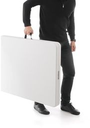 Amerbox Stół cateringowy prostokątny, składany, o wym. 1520x700x740