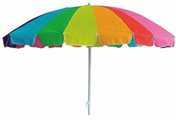 MIRPOL Parasol plażowy Rainbow Wielokolorowy