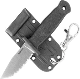 Nóż Demko Armiger 2 Shark Foot Black TPR,