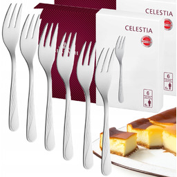 Gerlach Zestaw Kpl 12x Widelczyków Ciasta Sztućce Pudełko