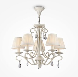 MAYTONI Brionia Żyrandol E14x5 40W Biały Metal 58