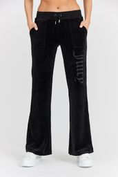 JUICY COUTURE Czarne damskie dresowe spodnie Layla Jewelled