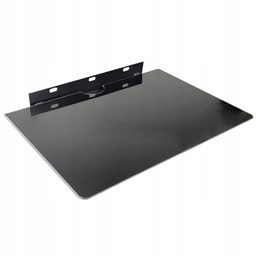 Stylowa szklana półka ścienna pod urządzenia Rtv Tv