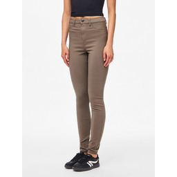 PIECES DAMSKIE LEGGINSY BEŻOWE DOPASOWANE M 7CA