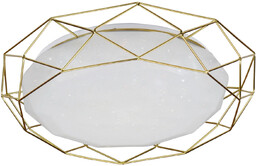 Lumes Złoty plafon z efektem gwieździstego nieba -