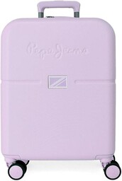 Pepe Jeans Accent, Liliowy, Maleta, Walizka