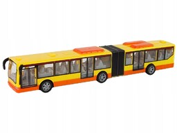 Autobus Miejski Przegubowy Zdalnie Sterowany Rc Pomarańczowy