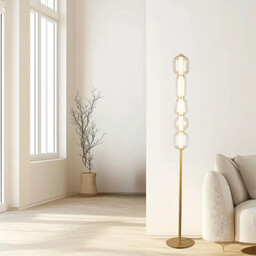FLOOR LED LIGHT stylowa lampa stojaca w odcieniu
