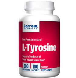 Jarrow Formulas L-Tyrosine, L-tyrozyna 500 mg, 100 kapsułek