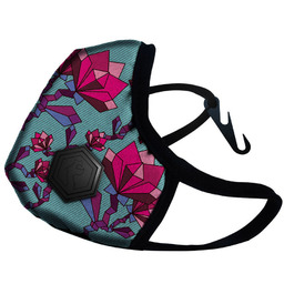 Maska antysmogowa ochronna Floral Pink Casual II Dragon