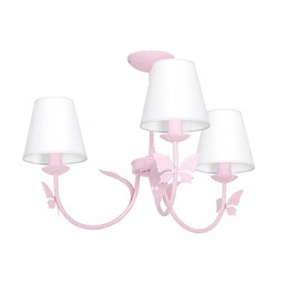 Milagro Żyrandol Alice Pink 3xE14 Lampy Dziecięce