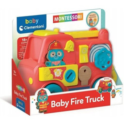 CLEMENTONI Zabawka edukacyjna Baby Pojazd Strażak Montessori C17595