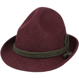Kapelusz Myśliwski Classic by Lipodo, bordowo-oliwkowy