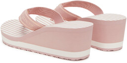 Japonki Tommy Hilfiger Th Stripes Wedge Beach Sandal