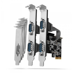 AXAGON PCEA-S4N Kontroler PCIe 4x port szeregowy RS232