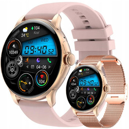 Smartwatch Damski Rubicon RNCF35 Rose Gold Bransoleta Pasek