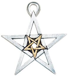 Podwójny Pentagram, seria: Pentagramy - naszyjnik