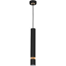Milagro JOKER BLACK/WOOD lampa wisząca 1xGU10