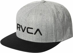 czapka męska RVCA TWILL SNAPBACK II Heather Grey/Black