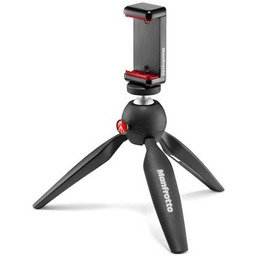 Manfrotto PIXI Smart Mini z klamrą do telefonu