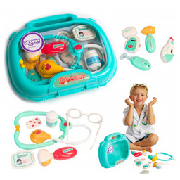 Zestaw Lekarski Mały Lekarza Doktor w Walizce Światło