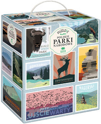 Puzzlove Czuczu, puzzle, Polskie Parki Narodowe, 500 el.