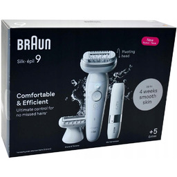Wodoodporny Depilator Braun Silk-epil 9 9-341 Do 50