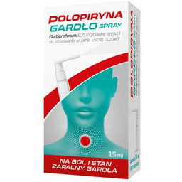 Polopiryna Gardło spray 0,25%, 15ml -> Odbiór