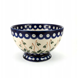 Miska na stopce 14,5cm Ceramika Artystyczna Bolesławiec
