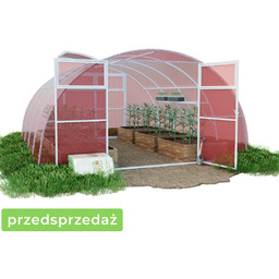 Szklarnia z poliwęglanu Tunel ogrodowy 4x6 m profile