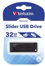 Verbatim USB flash disk, USB 2.0, 32GB, Slider,