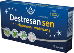 Destresan Sen z melatoniną i walerianą, 30 kapsułek
