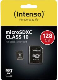 Intenso karta Pamięci Micro SDXC 128GB C10 Adapter